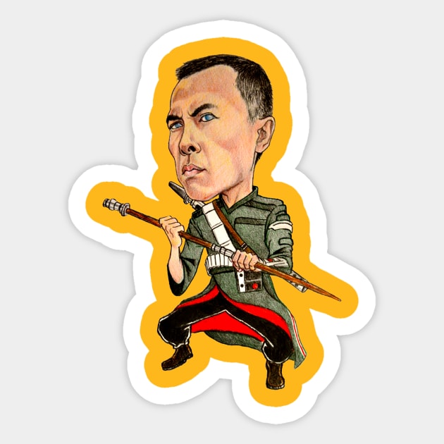 Chibi Chirrut Sticker by tabslabred